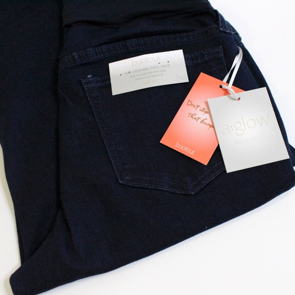 Maternity Blue Jeans 2 6 or 8 - Picture 3 of 8